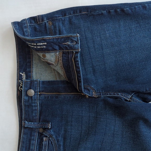 Universal Thread High Rise Distressed Jean Jegging 4 Blue - Picture 7 of 16